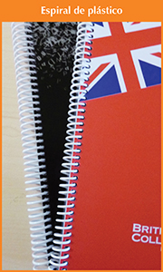 Espiral de pl&agrave;stic