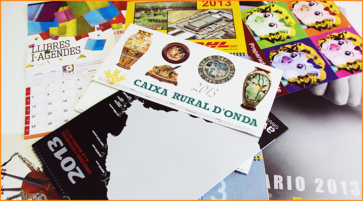Varietat de calendaris de paret